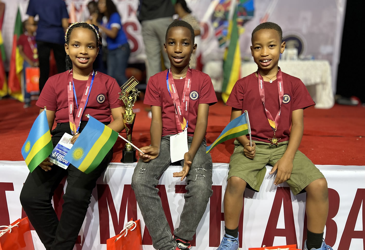 Shenmo Education Rwanda — Program goals in action: students at the 2023 Africa Shenmo Cup competition in Nigeria.